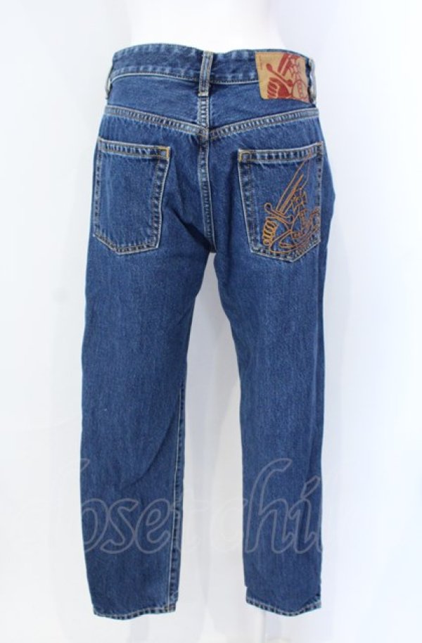 画像4: ANGLOMANIA 中古 / NEW HARRIS JEANS ジーンズ 26 インディゴ  O-25-08-03-064-pa-IG-OS (4)