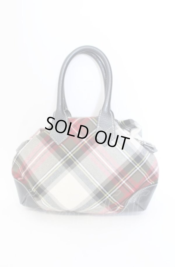 画像2: ヴィヴィアンウエストウッド 中古 / WINTER TARTAN バッグ  エキシビジョン  O-25-08-03-068-ba-YM-OS (2)
