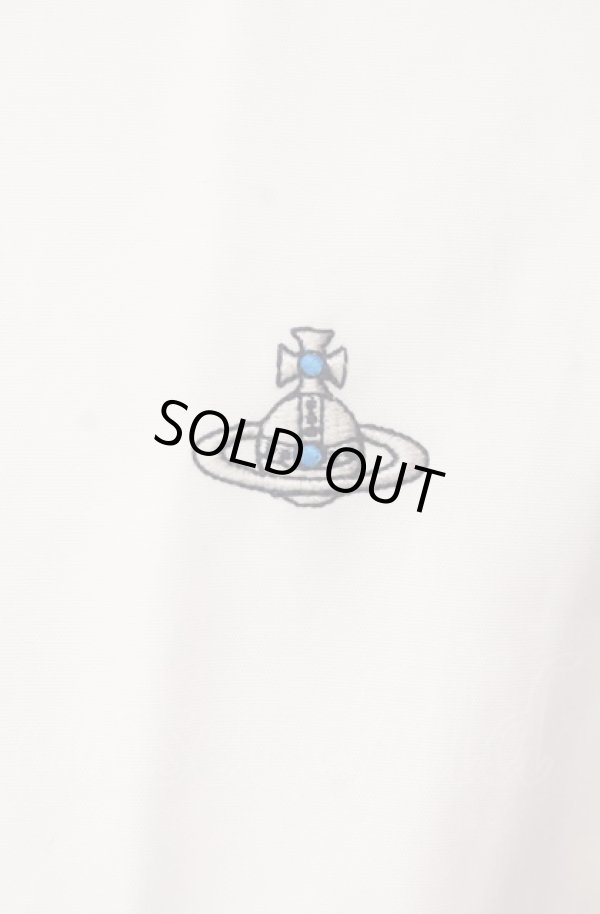 画像2: ヴィヴィアンウエストウッド MAN 中古 / ワンポイントORB オジークラークポプリンシャツ 50 ホワイト  O-25-08-03-007-bl-YM-OS (2)