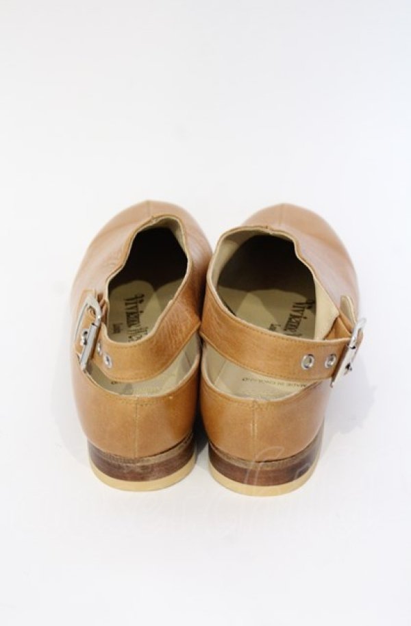 画像4: ヴィヴィアンウエストウッド 中古 / レザーシューズ 5 ベージュ  O-25-08-03-072-sh-IG-ZH (4)