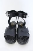 画像2: ヴィヴィアンウエストウッド 中古 / BUCKLE BALERINA サンダル 38 ブラック  O-25-08-03-073-sh-IG-OS (2)