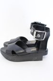 画像3: ヴィヴィアンウエストウッド 中古 / BUCKLE BALERINA サンダル 38 ブラック  O-25-08-03-073-sh-IG-OS (3)