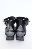 画像4: ヴィヴィアンウエストウッド 中古 / BUCKLE BALERINA サンダル 38 ブラック  O-25-08-03-073-sh-IG-OS (4)