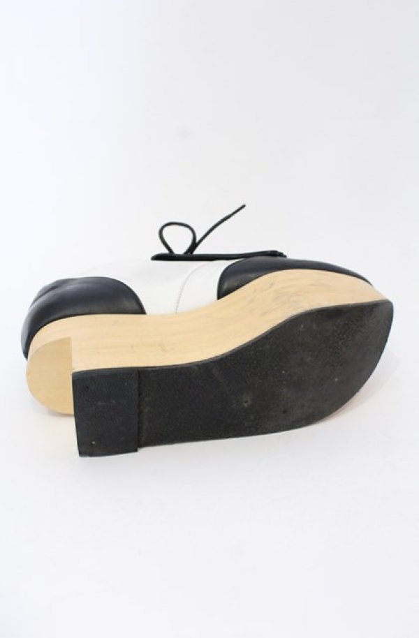 画像8: ヴィヴィアンウエストウッド 中古 / ロッキンホースゴルフ アウトソール約24cm ブラックxデョワイトコンビ  O-25-08-03-074-sh-YM-OS (8)