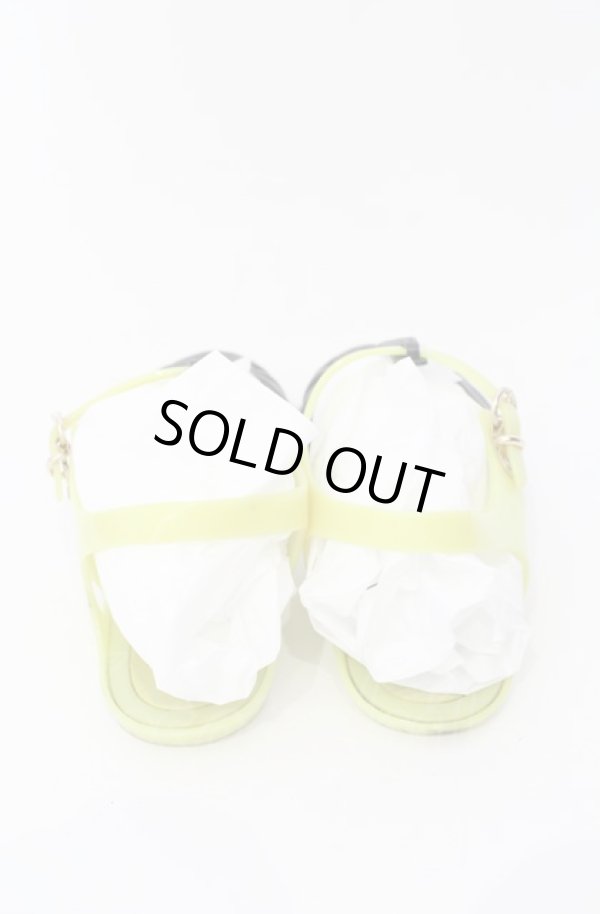 画像4: ヴィヴィアンウエストウッド×Melissa 中古 / Possessionサンダル 24JPN EU38 イエロー×ブラック  O-25-08-03-076-sh-IG-ZT1116G (4)