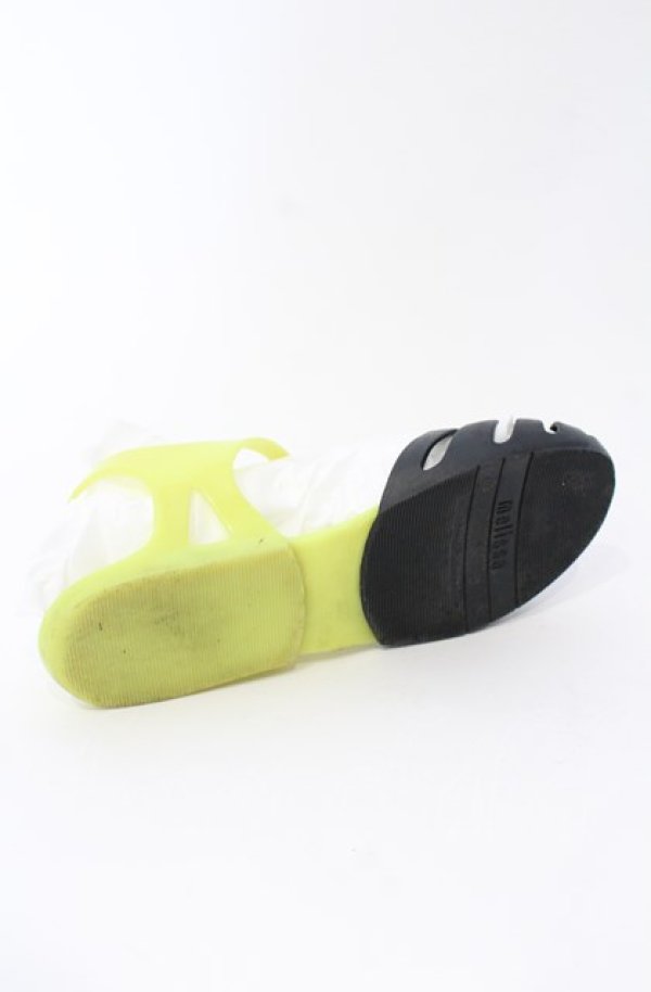 画像6: ヴィヴィアンウエストウッド×Melissa 中古 / Possessionサンダル 24JPN EU38 イエロー×ブラック  O-25-08-03-076-sh-IG-OS (6)
