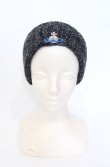 画像2: ヴィヴィアンウエストウッド MAN 中古 / オーブ刺繍リブニットキャップ  グレー  O-25-08-03-078-ha-YM-OS (2)