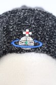 画像3: ヴィヴィアンウエストウッド MAN 中古 / オーブ刺繍リブニットキャップ  グレー  O-25-08-03-078-ha-YM-OS (3)