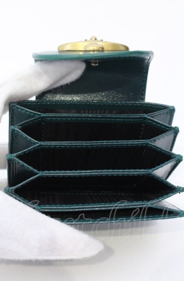 画像4: ヴィヴィアンウエストウッド 中古 / FLAP CARD HOLDER  グリーン  O-25-08-03-081-gd-IG-OS (4)