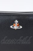 画像2: ヴィヴィアンウエストウッド 中古 / DIAMANTE ORB COSMETIC POUCH  ブラック  O-25-08-03-083-gd-IG-OS (2)