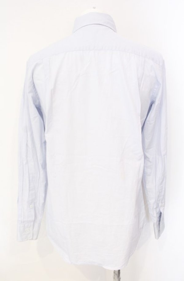 画像4: ヴィヴィアンウエストウッド MAN 中古 / REDOUTE ROSE ピンホールカラーシャツ 46 サックス  O-25-08-03-008-bl-YM-ZH (4)
