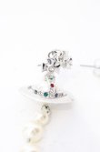 画像2: ヴィヴィアンウエストウッド 中古 / ブロークンパールドロップピアス  シルバー  O-25-08-03-087-ac-YM-OS (2)