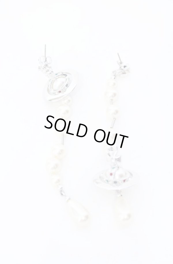 画像3: ヴィヴィアンウエストウッド 中古 / ブロークンパールドロップピアス  シルバー  O-25-08-03-087-ac-YM-OS (3)