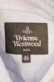 画像6: ヴィヴィアンウエストウッド MAN 中古 / REDOUTE ROSE ピンホールカラーシャツ 46 サックス  O-25-08-03-008-bl-YM-OS (6)