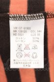 画像6: ヴィヴィアンウエストウッド MAN 中古 / ワンポイントオーブボーダーVネックTシャツ 50 オレンジ  O-25-08-03-009-ts-YM-OS (6)