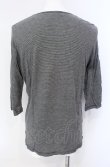 画像3: ヴィヴィアンウエストウッド MAN 中古 / モノグラムボーダーTシャツ 50 グレー  O-25-08-03-010-ts-YM-OS (3)