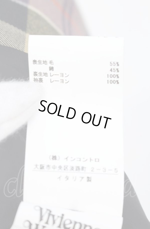 画像6: ヴィヴィアンウエストウッド 中古 / SILOULOU SPENCER JACKET ジャケット 38 イエロー×パープル  O-25-08-03-012-jc-IG-OS (6)