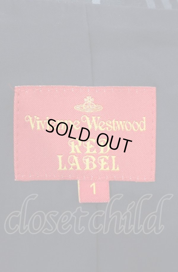 画像5: ヴィヴィアンウエストウッド 中古 / 3Bタータンジャケット 1 ブルーxグレー  O-25-08-03-013-jc-YM-OS (5)