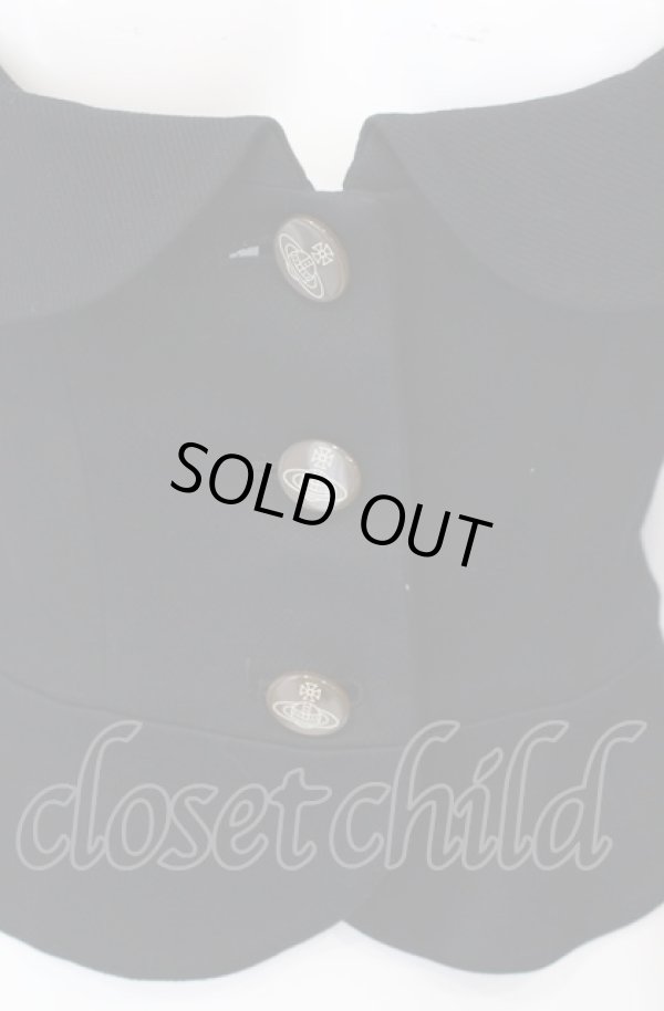 画像2: ヴィヴィアンウエストウッド 中古 / アンダーバストジャケット 1 ブラック  O-25-08-03-016-jc-YM-OS (2)