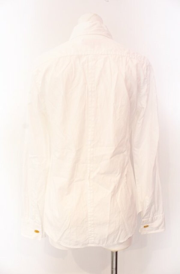 画像3: ヴィヴィアンウエストウッド 中古 / ポケット付キボタンダウンシャツ 1 シロ  O-25-08-17-020-bl-OW-OS (3)
