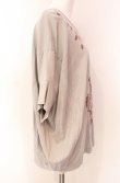 画像2: ヴィヴィアンウエストウッド 中古 / FLORAL BROCADE ワイドトップス 2 グレー  O-25-08-17-022-to-YM-OS (2)