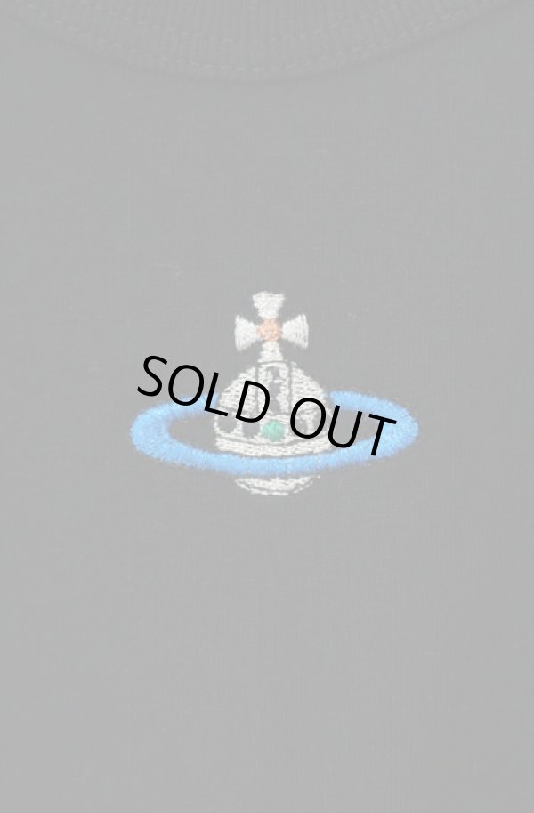 画像2: ヴィヴィアンウエストウッド MAN 中古 / カラーオーブ刺繍ロングカットソー S ブラック  O-25-08-17-003-to-IG-ZH (2)