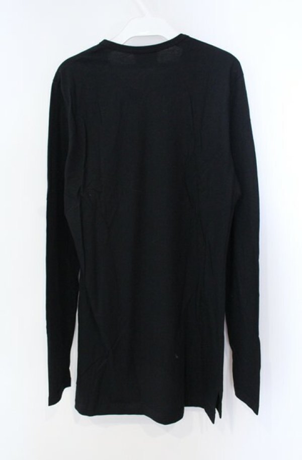 画像3: ヴィヴィアンウエストウッド MAN 中古 / カラーオーブ刺繍ロングカットソー S ブラック  O-25-08-17-003-to-IG-OS (3)