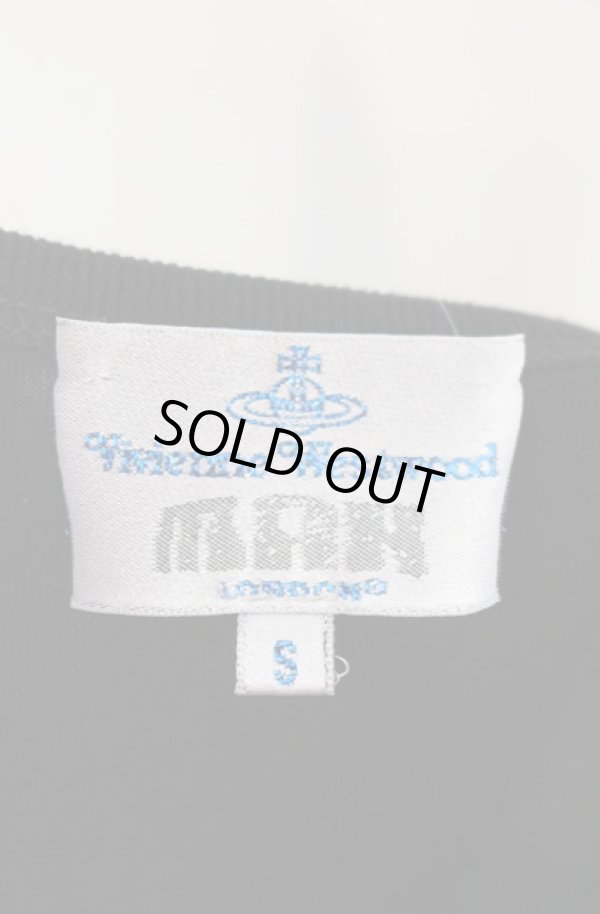 画像4: ヴィヴィアンウエストウッド MAN 中古 / カラーオーブ刺繍ロングカットソー S ブラック  O-25-08-17-003-to-IG-ZH (4)