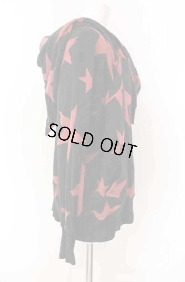 画像2: ヴィヴィアンウエストウッド 中古 / スター総柄パーカー 2 ブラック  O-25-08-17-034-to-YM-OS (2)