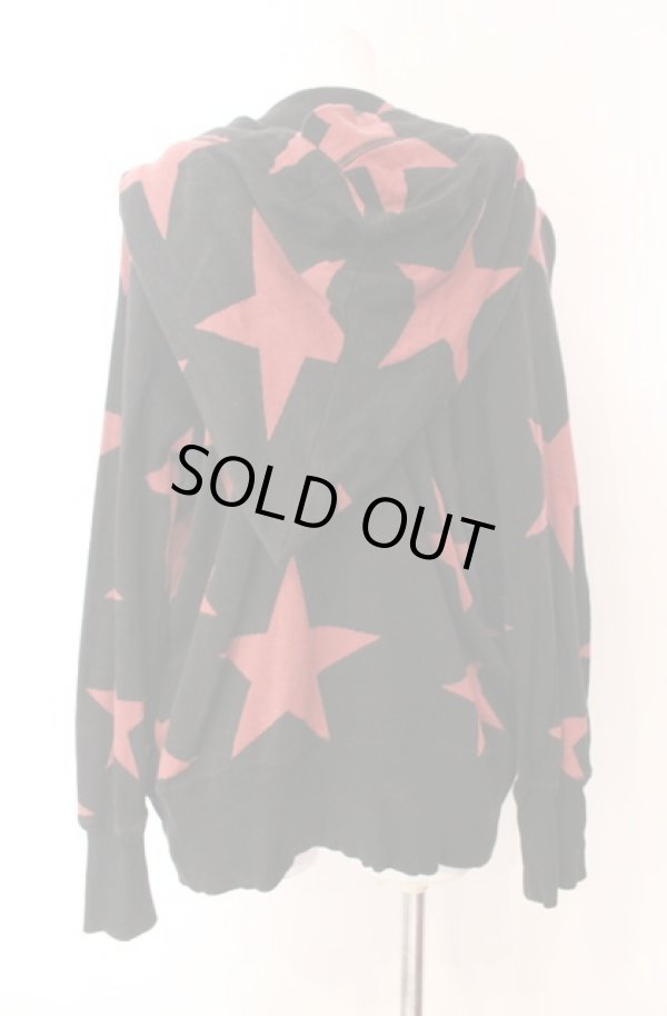 画像3: ヴィヴィアンウエストウッド 中古 / スター総柄パーカー 2 ブラック  O-25-08-17-034-to-YM-OS (3)