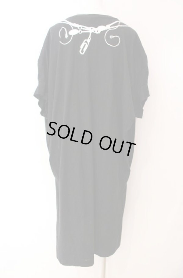 画像4: ヴィヴィアンウエストウッド 中古 / ネックレスプリントカットワンピース 2 ブラック  O-25-08-17-036-op-IG-OS (4)