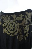 画像2: ヴィヴィアンウエストウッド 中古 / グリッタープリントカットワンピース 2 ブラック×ゴールド  O-25-08-17-037-op-IG-OS (2)