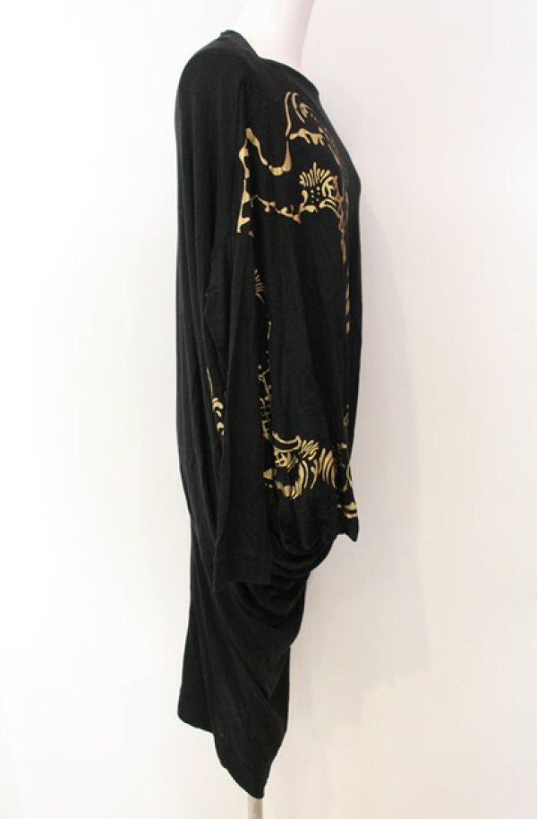 VivienneWestwood★黒の変形カットソー ヴィヴィアンウエストウッド 中古 / フレームプリント変形