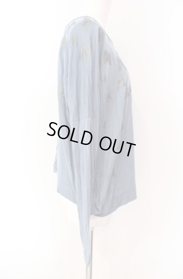 画像2: ヴィヴィアンウエストウッド 中古 / シルエットバラフライカットソー  ブルー  O-25-08-17-040-to-IG-OS (2)