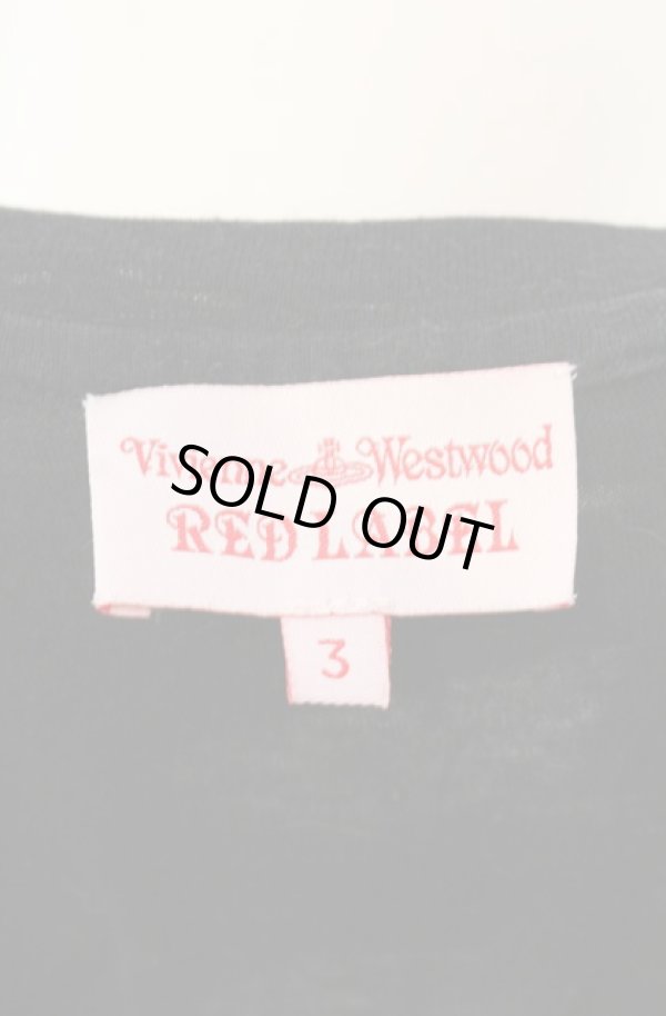 画像5: ヴィヴィアンウエストウッド 中古 / 額縁キャットpt長袖カットソー 3 ブラック×ゴールド  O-25-08-17-041-to-IG-OS (5)