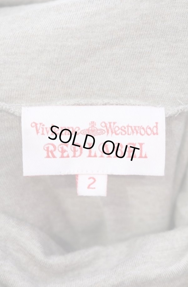 画像5: ヴィヴィアンウエストウッド 中古 / プリントハイネックカットソー  ベージュ  O-25-08-17-042-to-IG-OS (5)