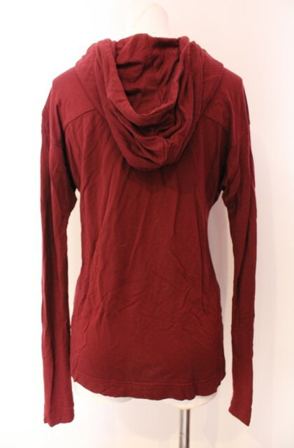 画像3: ヴィヴィアンウエストウッド 中古 / サティア アワーグラスptフーディカットソー 2 ワイン  O-25-08-17-045-to-IG-ZH (3)