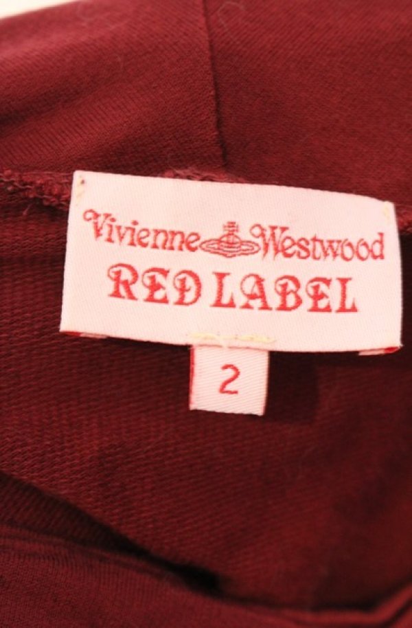 画像4: ヴィヴィアンウエストウッド 中古 / サティア アワーグラスptフーディカットソー 2 ワイン  O-25-08-17-045-to-IG-ZH (4)