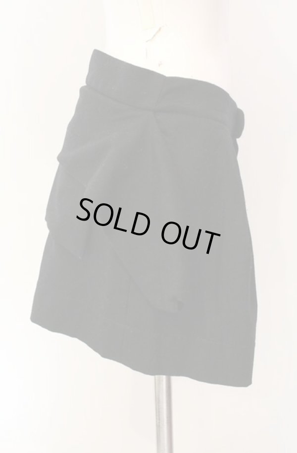 画像2: ヴィヴィアンウエストウッド 中古 / ビッグボタンショートパンツ 2 ブラック  O-25-08-17-053-pa-IG-ZH (2)