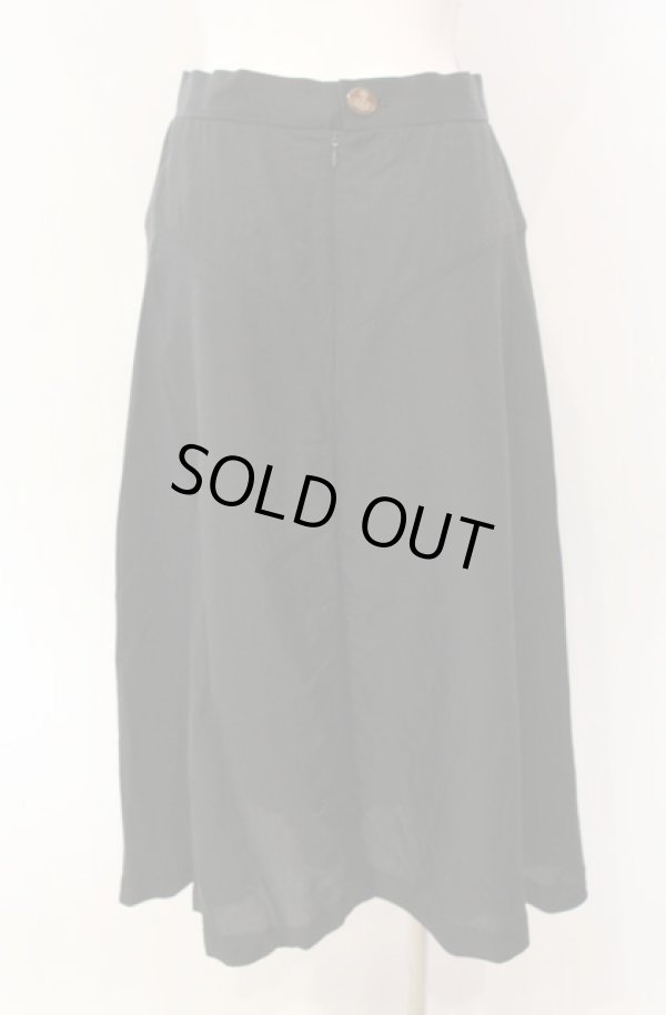 画像3: ヴィヴィアンウエストウッド 中古 / フレアーハーフパンツ 2 ブラック  O-25-08-17-055-pa-YM-OS (3)