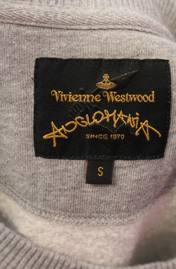 画像4: ANGLOMANIA 中古 / CLASSIC SWAET WITH PATCH セットアップ S グレー  O-25-08-17-006-to-YM-OS (4)