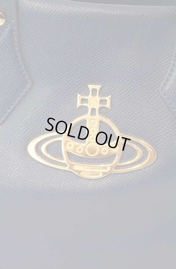 画像2: ヴィヴィアンウエストウッド 中古 / Orb Large バッグ  ブルー  O-25-08-17-056-ba-YM-ZH (2)