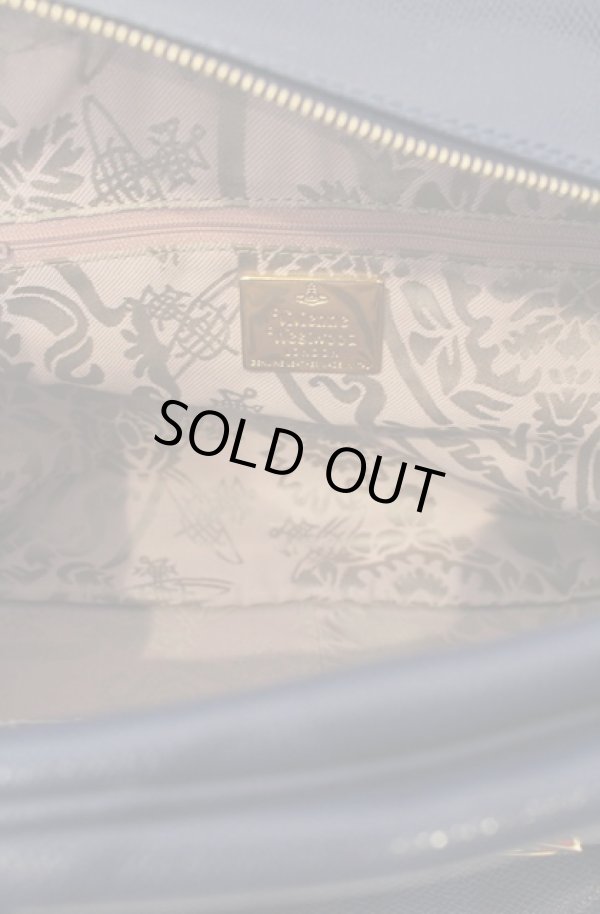 画像5: ヴィヴィアンウエストウッド 中古 / Orb Large バッグ  ブルー  O-25-08-17-056-ba-YM-ZH (5)