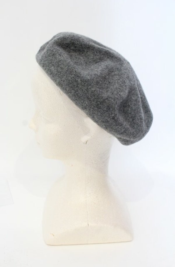 画像3: ヴィヴィアンウエストウッド 中古 / オーブ刺繍ベレー帽  グレー  O-25-08-17-060-ha-IG-OS (3)