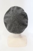 画像4: ヴィヴィアンウエストウッド 中古 / オーブ刺繍ベレー帽  グレー  O-25-08-17-060-ha-IG-OS (4)