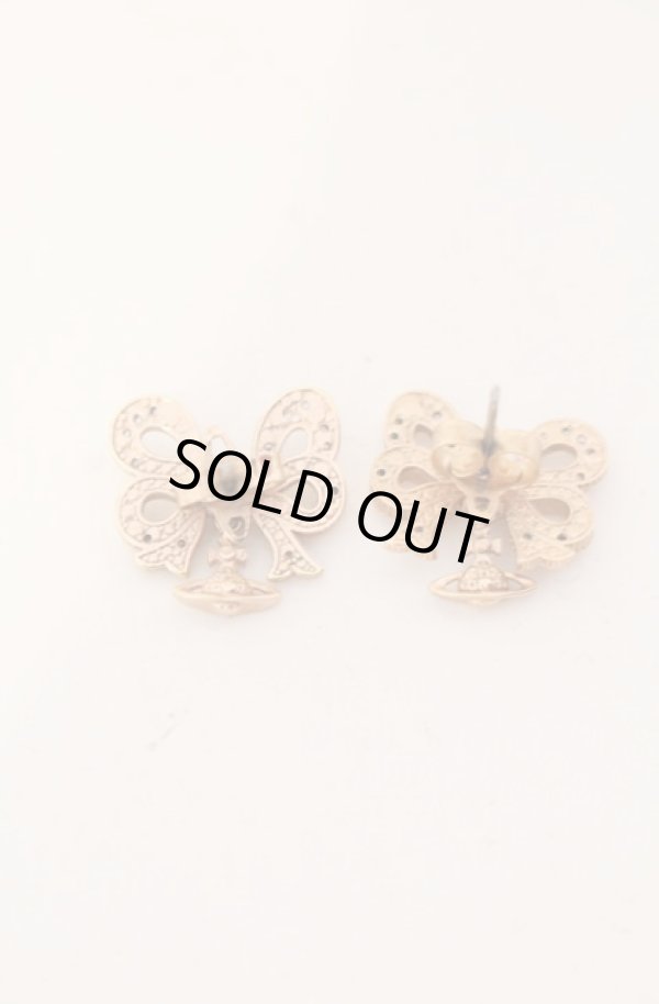 画像4: ヴィヴィアンウエストウッド 中古 / ELINOR SMALLピアス  ピンクゴールド  O-25-08-17-066-ac-YM-OS (4)