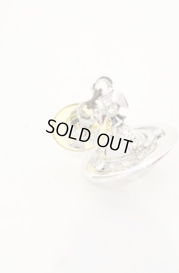 画像2: ヴィヴィアンウエストウッド 中古 / タイニーオーブピアス【片方ノミ】  シルバー  O-25-08-17-067-er-IG-OS (2)