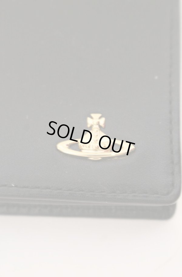 画像2: ヴィヴィアンウエストウッド 中古 / ヴィンテージウォーターオーブカードケース  ブラック  O-25-08-17-070-gd-IG-OS (2)