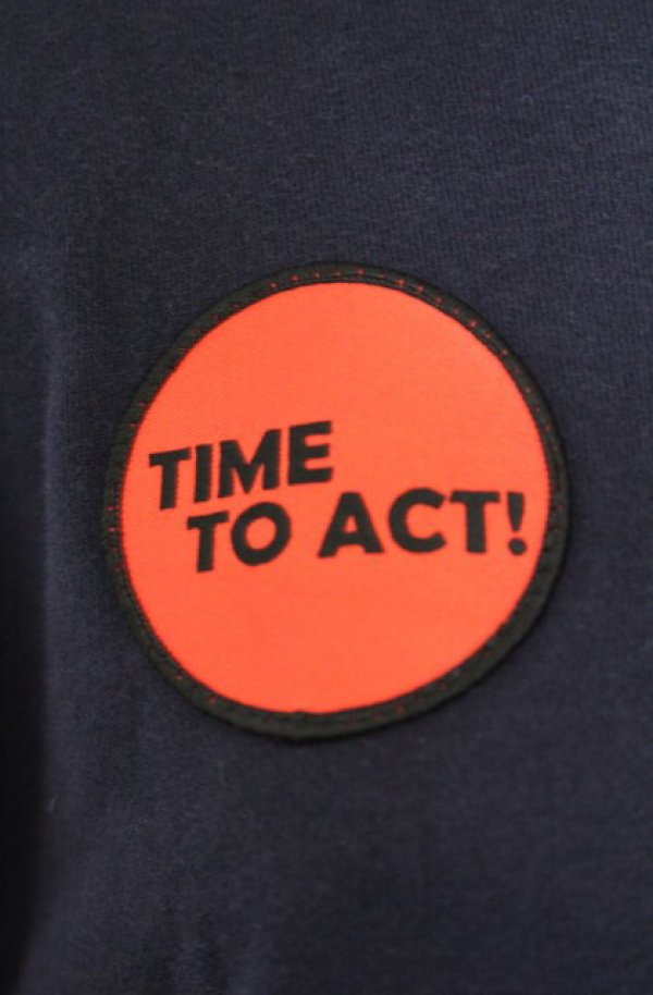 画像3: ANGLOMANIA 中古 / TIME TO ACT PULL パーカー S ネイビー  O-25-08-17-010-to-YM-ZH (3)