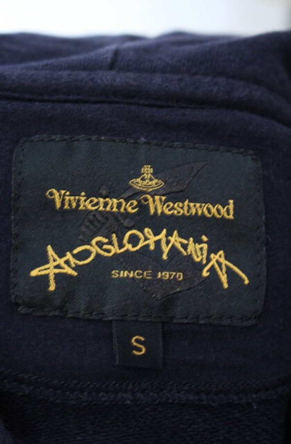 画像6: ANGLOMANIA 中古 / TIME TO ACT PULL パーカー S ネイビー  O-25-08-17-010-to-YM-ZH (6)